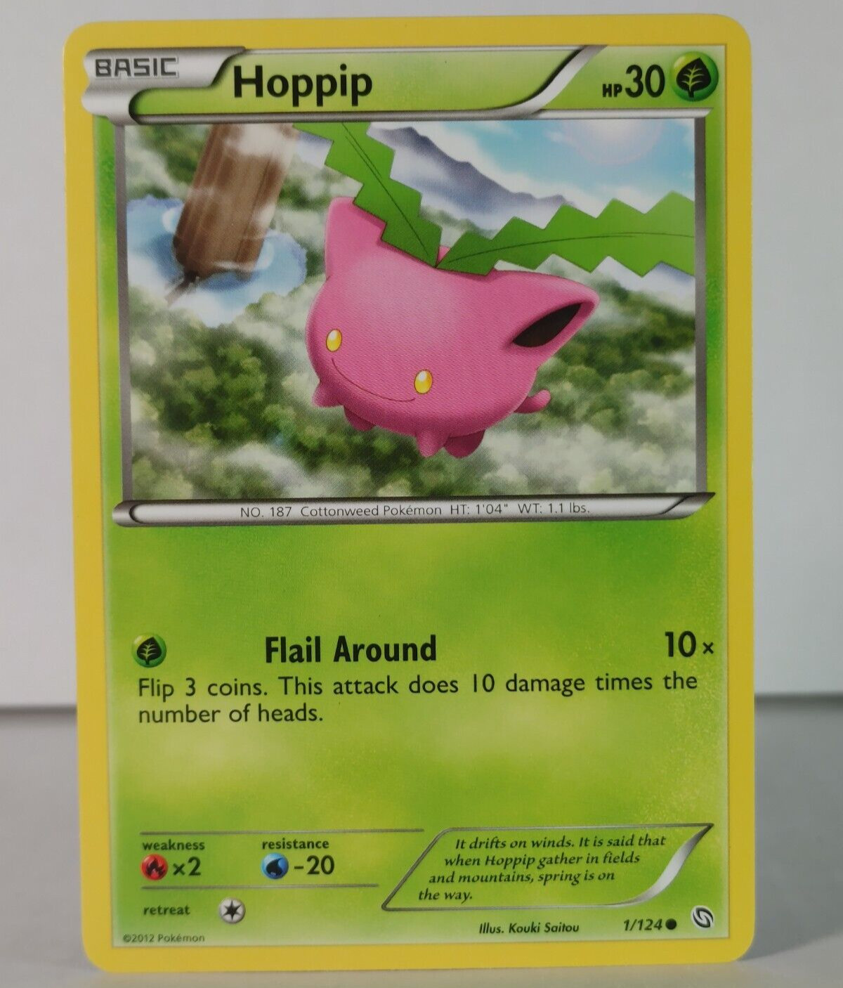 Hoppip - BW Dragons Exalted - 1/124 - Pokemon TCG - Common