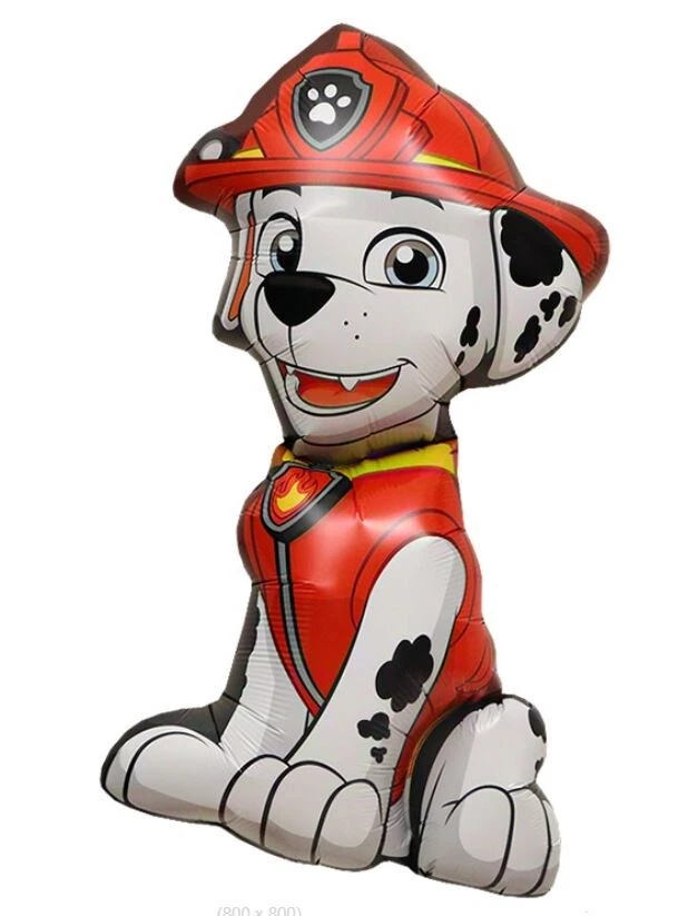 5PC PAW Patrol Foil Balloon Set Chase Skye Marshall Rubble Birthday Decor - image 3 of 4