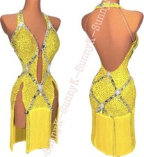 SunnyK Handmade Samba Ballroom Swing Salsa Rumba Latin Dance Dress RHYTHM