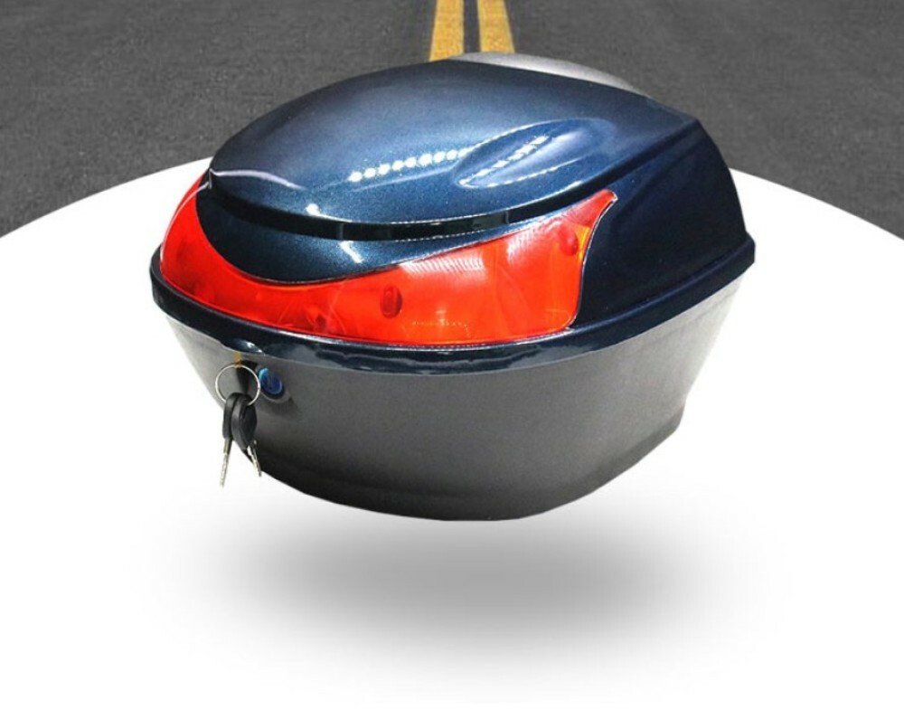 Motorcycle Back Top Tour Tail Box Case Universal Scooter Motorbike Rear Luggage
