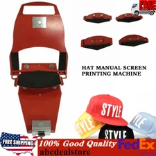 Hat Clamp Silk Screen Printing Printer Equipment Platen Machine For All Type Cap