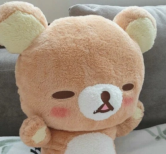 HUGE Sleepy Rilakkuma Plush (21in/55cm)/ Cute Sleepy Teddy Bear