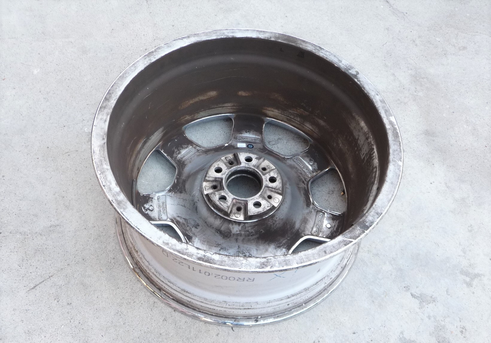 10-19 Rolls-Royce Ghost 20" Rear Alloy Rim Wheel Chrome Plated 36316773354 OE