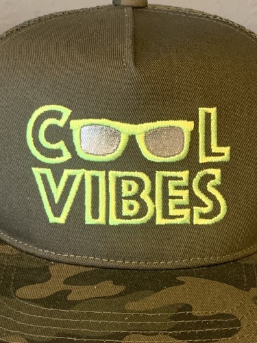 Kids Cool Vibes Camouflage Adjustable Snapback Cap Hat - Picture 2 of 7