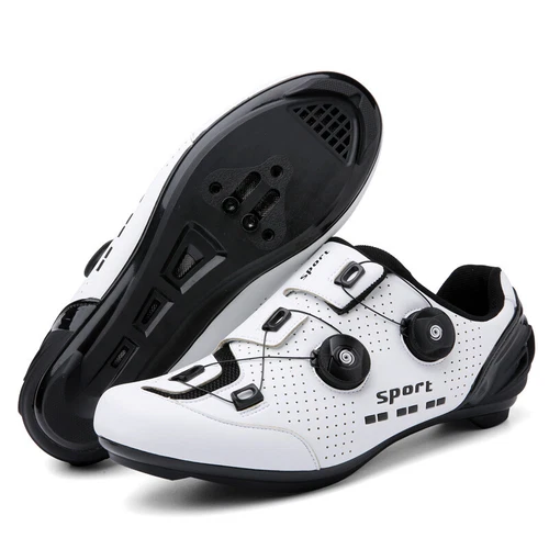 MTB Radfahren Schuhe Herren Rennrad Selbstsichernd SPD Cleats Fahrrad Turnschuhe - Bild 20 von 32
