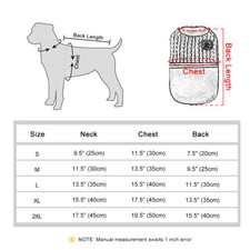 Vehomy Weihnachtspullover Für Hunde – Rollkragen, Strick, Mit Rentier-Motiv, Größe XXL