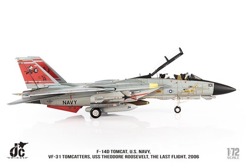 F-14D Tomcat, US Navy, VF-31 Tomcatters, The Last Flight, 1/72, JCW-72-F14-015 - Picture 10 of 24
