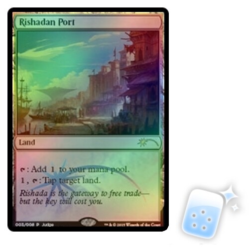 FOIL RISHADAN PORT (JUDGE) Promo Magic MTG MINT CARD - Picture 1 of 1