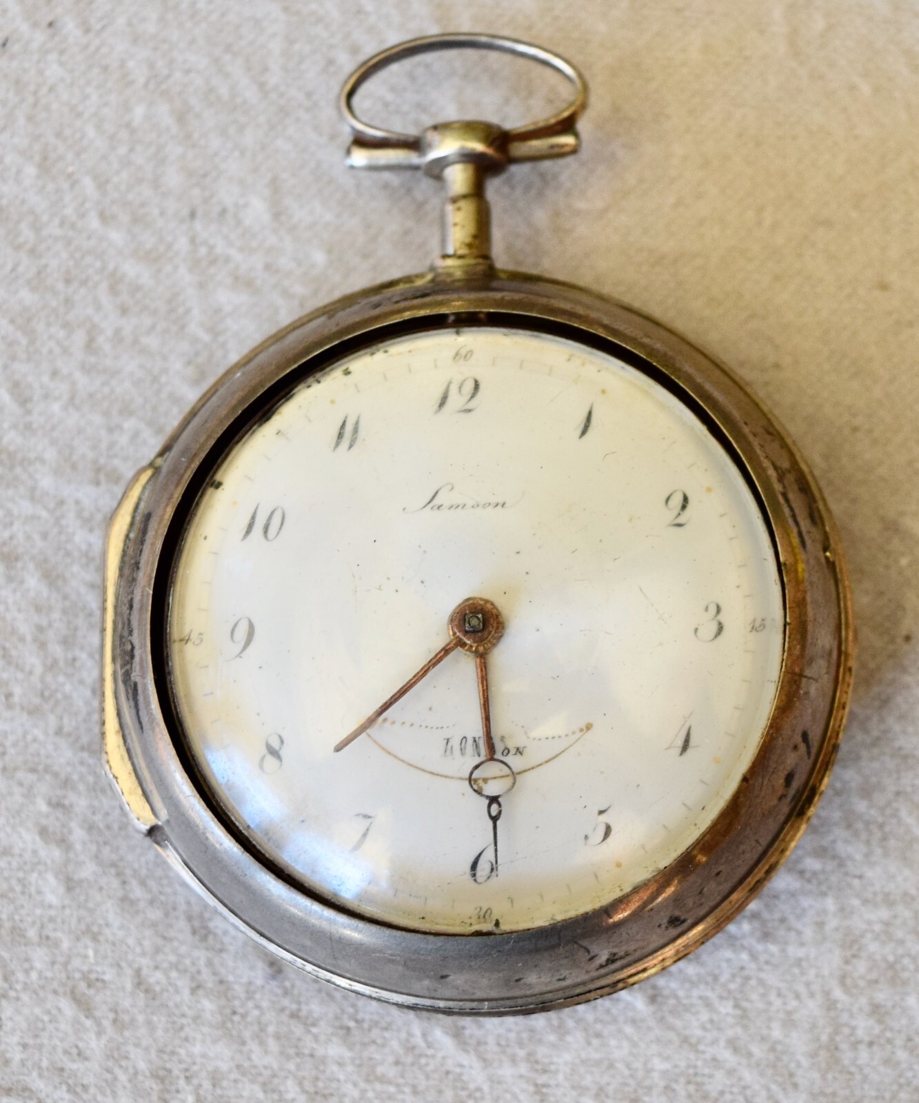 1700s Samson pocket watch with double case eBay