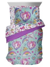 Jojo Siwa "Retro Rainbow" Kids 5pc Twin Microfiber Bed Set - W51447050356