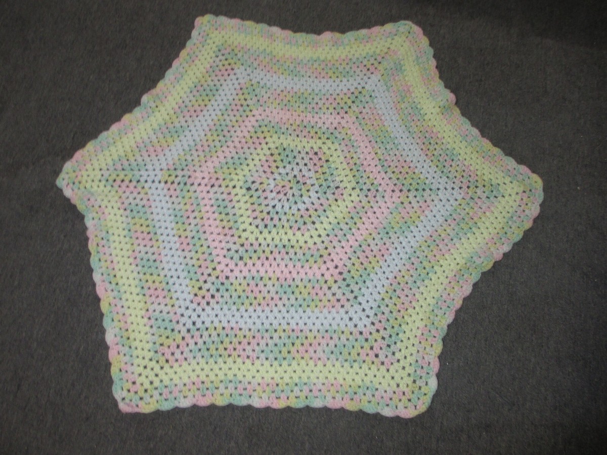 Octagon Handmade Afgan Baby Blanket, 40