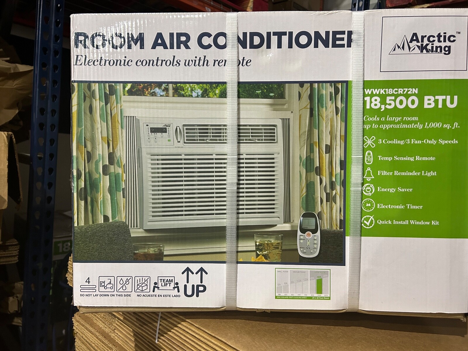 ARTIC KING 18500 BTU Window A/C Brand New Free Shipping. See map