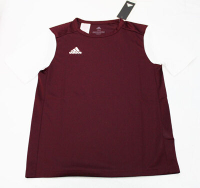JUNGEN  T-SHIRT SHIRT ADIDAS  JUNGEN DP3239  ESTRO 19 JSY MAROON WEISS Gr. 128