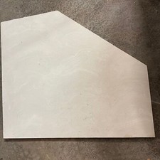 39x33.5 White Sealed Travertine Stone Slab Ti...
