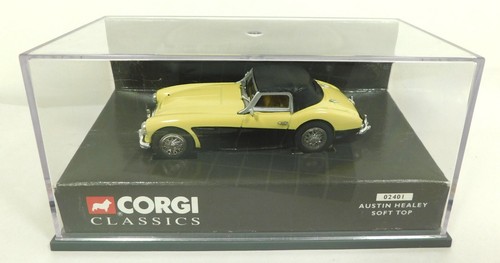 Corgi Classics Die Cast 02402 Austin Healey Soft Top Car In Box 1:43