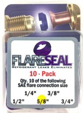 5/8" Flare Seal Ductless Mini Split FlareSeal Gasket Stop Flare Leaks FS10-10PK