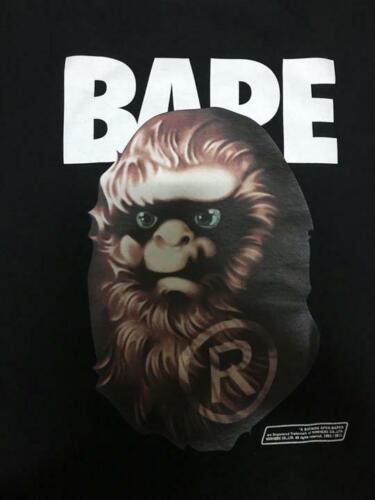 A BATHING APE Men's T-shirt M-size Black Used from Japan F/S