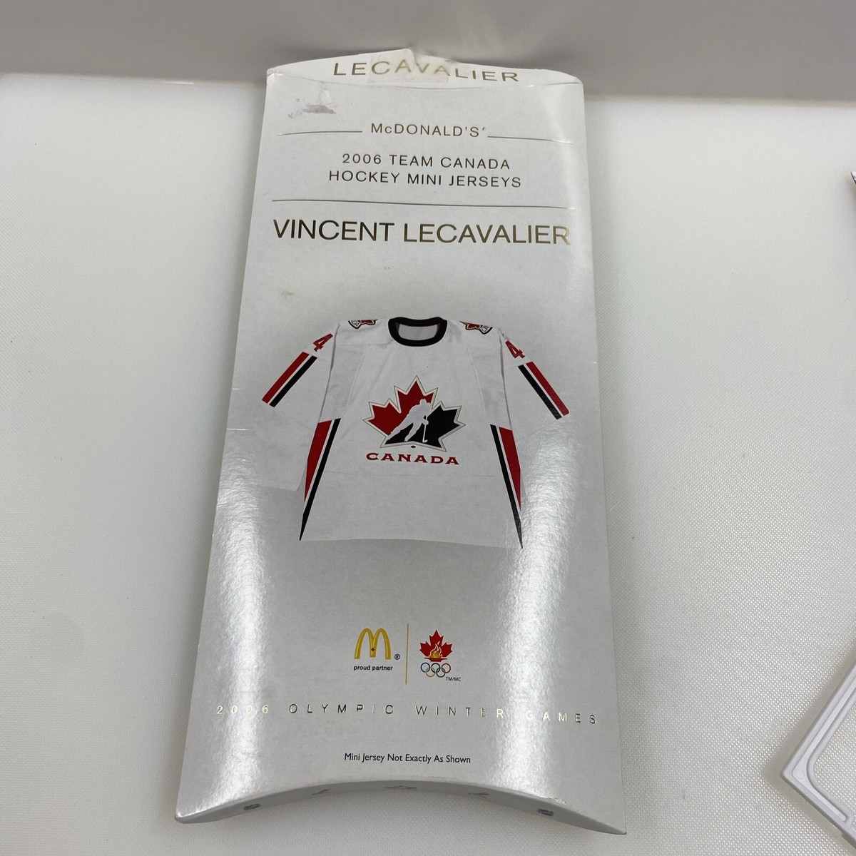 Vincent Lecavalier McDonald's Team Canada 2006 Olympic Hockey Mini