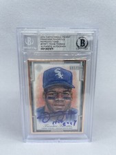 Frank Thomas Signed Inscribed 2019 Topps Transcendent Bronze Sketch Art Beckett