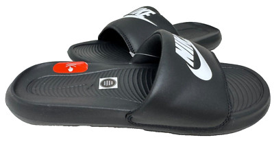 Nike Women's Victori One Slide Sandals #CN9677-005 Black/White Size:6 191H
