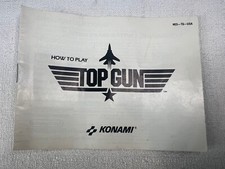 Top Gun Nintendo NES Instruction Manual Booklet ONLY Round Seal