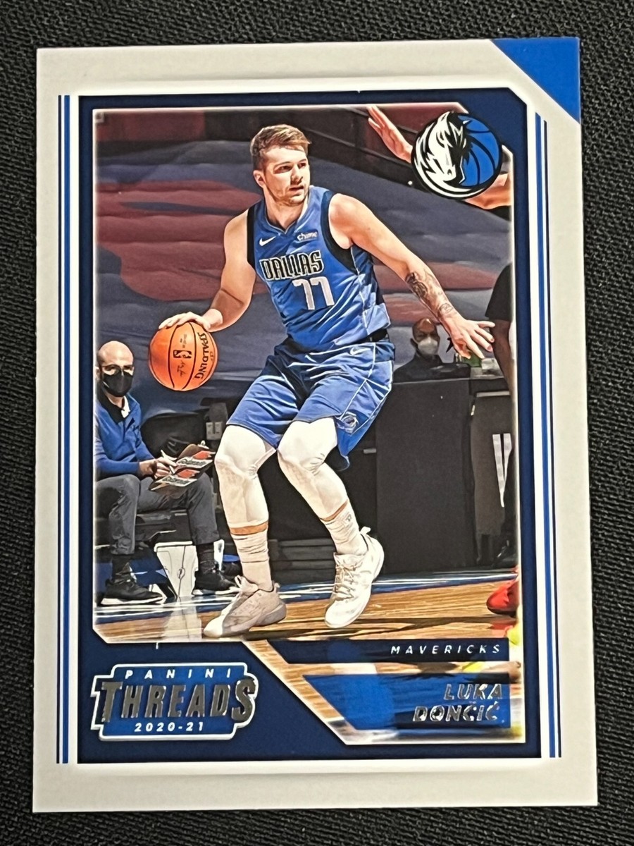 2021 Panini Chronicles Threads Basketball Card Luka Doncic #82