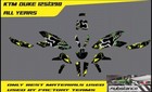 KTM Duke 125-390 Graphics kit Decal kit MX vinyl
