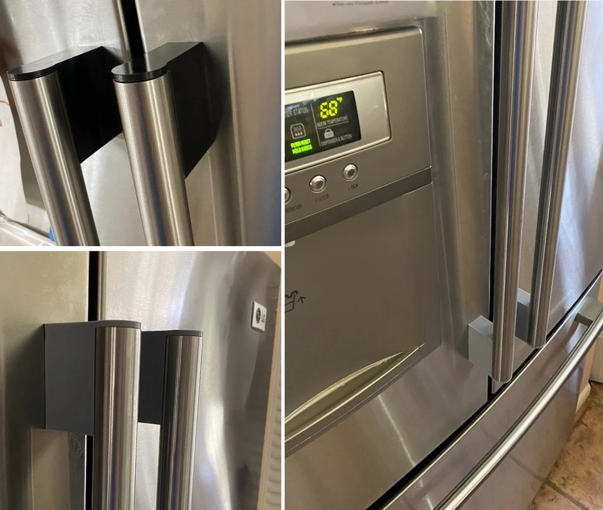 Lg handleless refrigerator deals