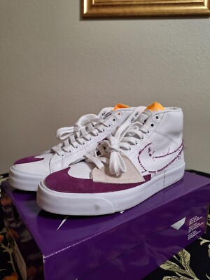 Size 10 Nike SB Blazer Mid Edge Lakers