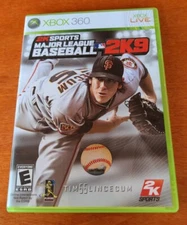 Major League Baseball 2K9 Microsoft Xbox 360 2K Sports Take-Two Interactive