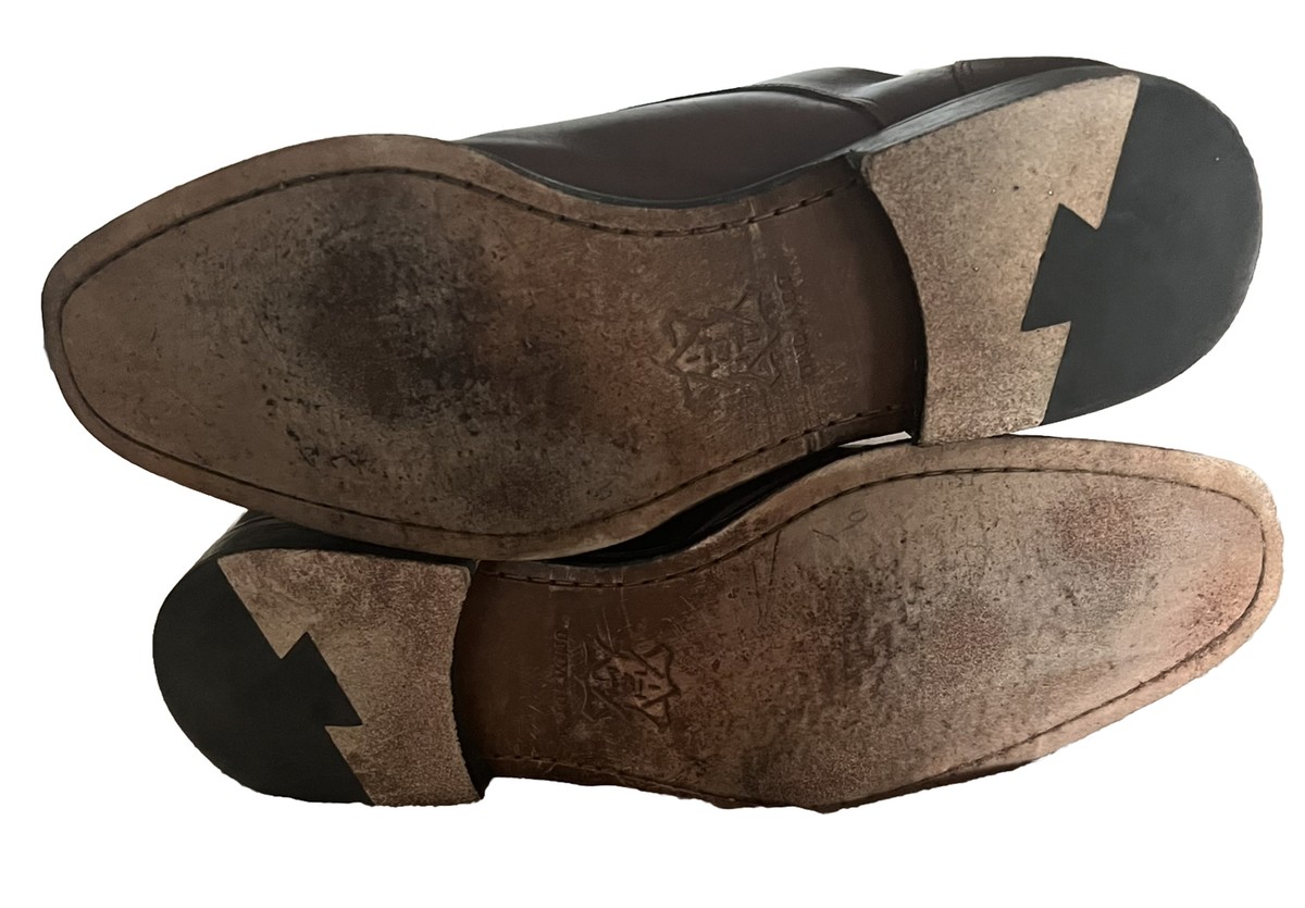 Undandy Double Monk Strap Leather & Suede Shoe Sz 11.5 tuscan-leather-double-monk-  main image 3
