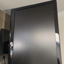 HP Black Computer Monitor HDMI DVI-D Inputs