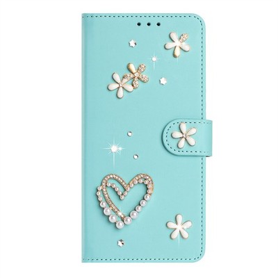 Für Xiaomi 17 Pro 17 15T 14T 15 14 13 12 11 Diamond Heart Wallet Case Handyhülle