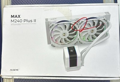 Alseye M240 Plus II CPU Flüssigkeitskühler 240mm ARGB PWM Lüfter LGA1700 Intel / AMD
