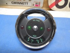 Porsche/VDO early 356 C combo gauge housing &fuel level gauge 6v, untested 11/63