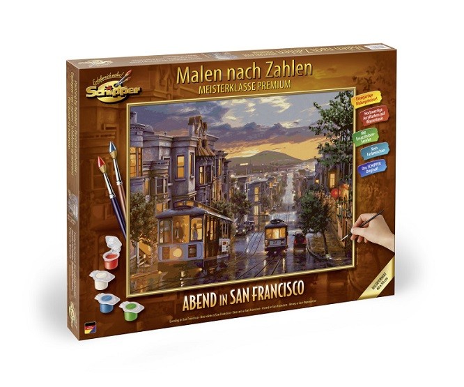 Schipper 609130896 - Paint By Numbers - Evening Mood in San Francisco - New