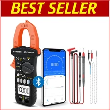 Compact Bluetooth Clamp Multimeter for AC/DC Current & Voltage Measurements