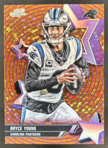 2025 Topps Cosmic Chrome Bryce Young Orange Refractor (RAW)
