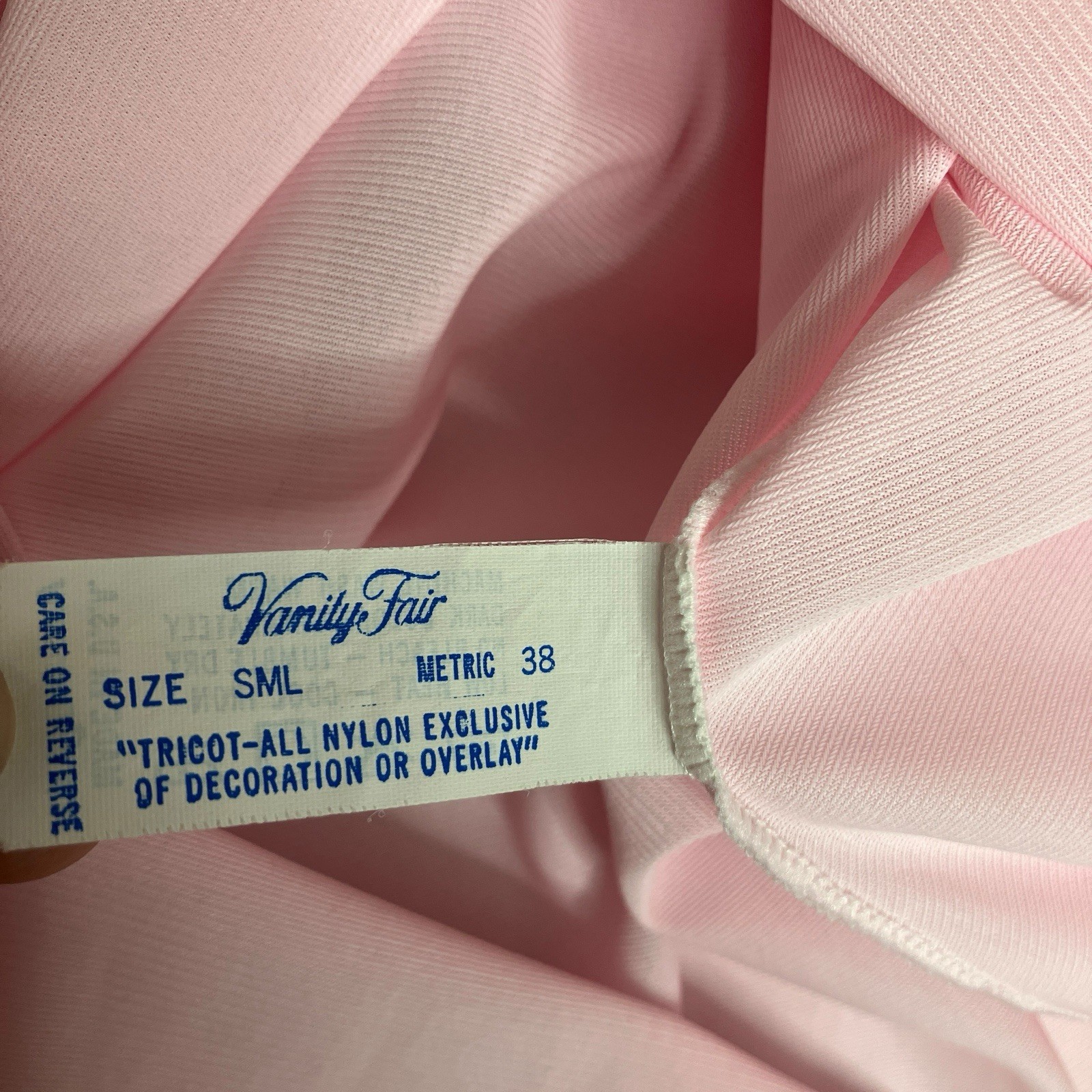 Vintage Vanity Fair Maxi Gown S Pink Floral Embro… - image 7