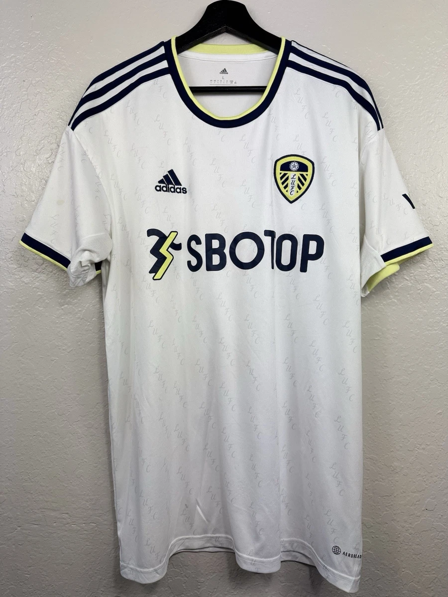 Leeds United  シャツ White Leeds United International Club Soccer Fan Jerseys for sale