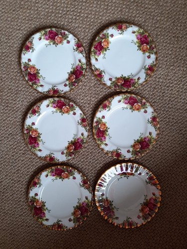 Royal Albert Old Country Roses Side Plates X 6 - 16cm