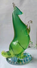 murano sommerso.Kangourou.vintage.31 Cm 3.5 Kg .Dans Le Goût De Barbini, Seguso 