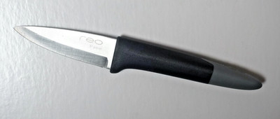 Reo Prod Mfg USA Parer Paring Knife with Black Handle - 3''