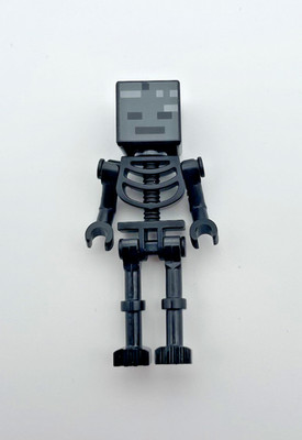 Lego  1x min090, Minecraft, Skeleton Skelett Minecraft Wither Skeleton Bent Arms