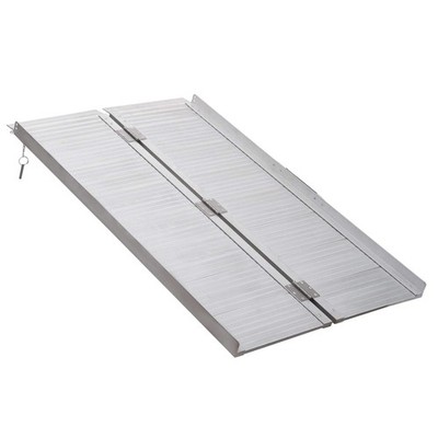 Tragbare faltbare Rollstuhlrampe, Aluminium Elektromobil Zugangshilfe, 4 Fuß, 27