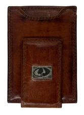 Mossy Oak Leather Money Clip Front Pocket Wallet by Enmon-New in Tin
