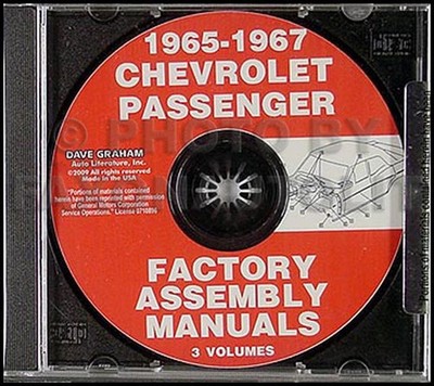 1965 1966 1967 Chevy Montagehandbuch CD SS Impala Caprice Biscayne Bel Air