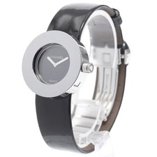 CHANEL LA RATONNE H0579 29mm SS/Leather Black #C17123