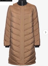 YAS YASBONIRA LS DOWN JACKET - Mantel Gr. S, Farbe TEAK, 25% Daunen Neu