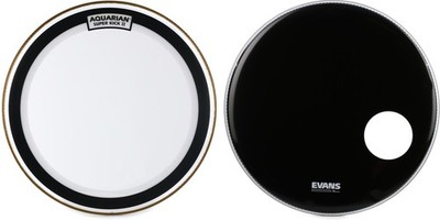 Aquarian SKII22 + Evans BD22RB Value Bundle